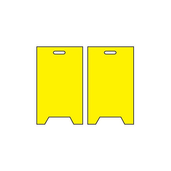 Floor Sign - Blank Yellow